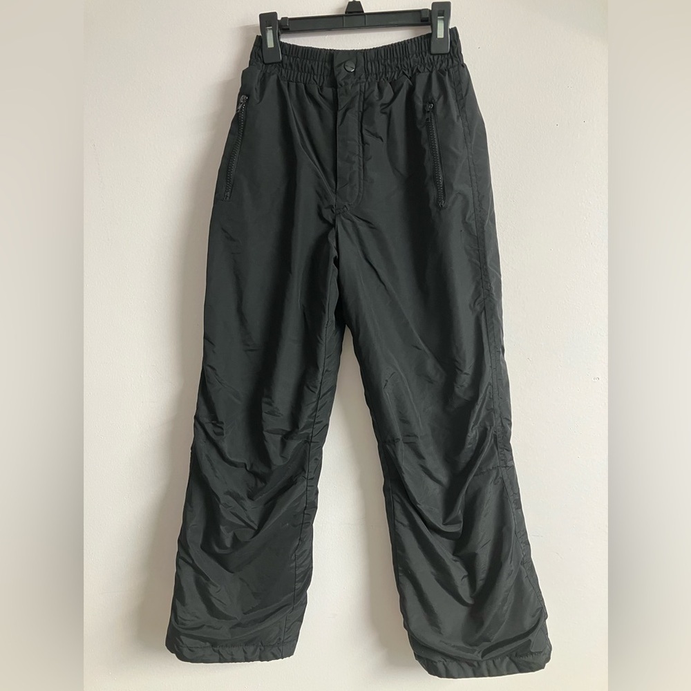 Sportscaster Kid’s/Youth Snow/Winter Ski Pants, Black,  Youth Medium, Insulated
